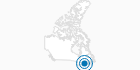 Ski Resort Mont Orford in Québec City: Position on map