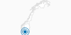 Ski Resort Vradal in Telemark: Position on map