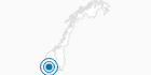 Skigebiet Sauda in Rogaland: Position auf der Karte