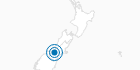 Webcam Roundhill - Anfängerbereich im Mackenzie-Distrikt und Mount-Cook-Nationalpark: Position auf der Karte