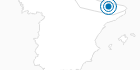 Skigebiet Port Ainé in den Spanische Pyrenäen: Position auf der Karte
