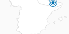 Skigebiet Espot Esqui in den Spanische Pyrenäen: Position auf der Karte