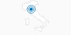Skigebiet Cimone in Modena: Position auf der Karte