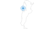 Ski Resort Los Penitentes in Mendoza: Position on map