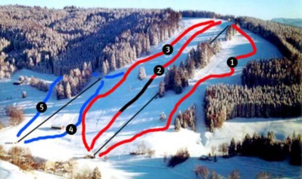 Pistenplan Iberg Maierhöfen • Offene Lifte & Pisten • Skipanorama