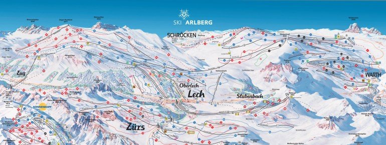 Skigebiet Lech Zürs Ski Arlberg • Skiurlaub • Skifahren • Testberichte