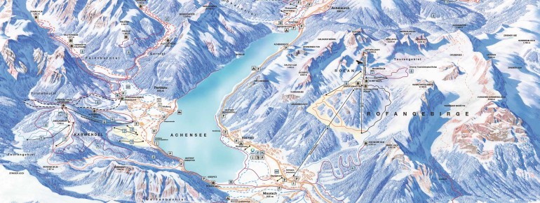 Trail Map Achensee