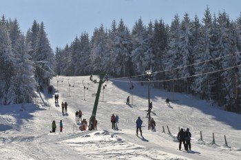 Ski lift in Altenberg