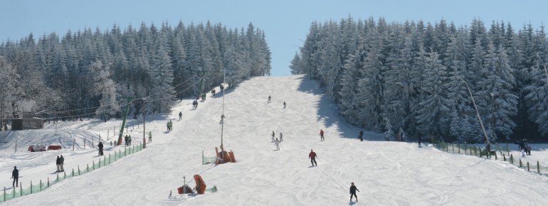 The slope Raupennesthang in Altenberg