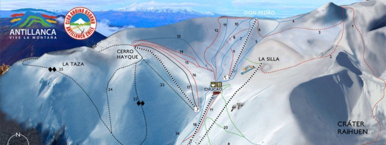 Antillanca Trail Map