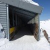 Ski Tunnel at the summit Rothorn