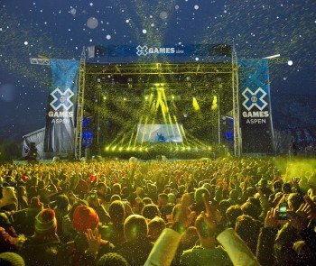 The ski resort hosts the Winter X-Games every year