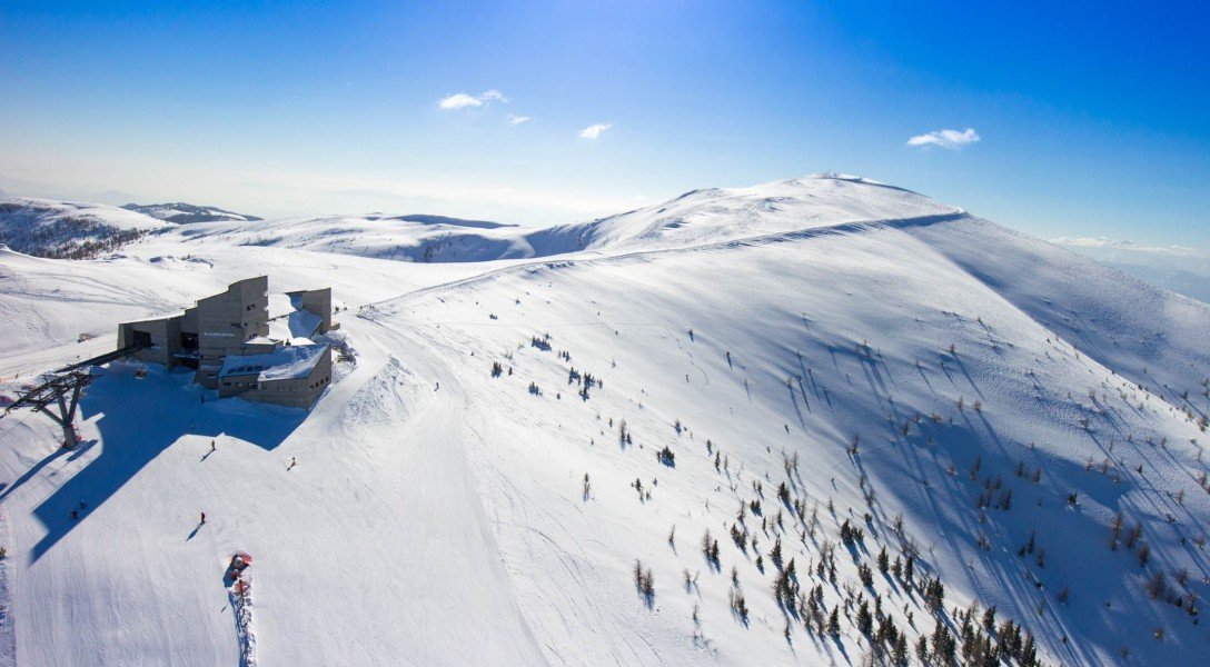 The ski resort Bad Kleinkirchheim is located in the Carinthian Nockberge mountains