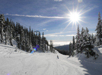 About 75% of the area offers easy to intermediate runs.