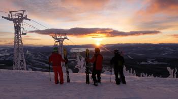 Mt. Baldy is one of the highest ski resorts in British Columbia.