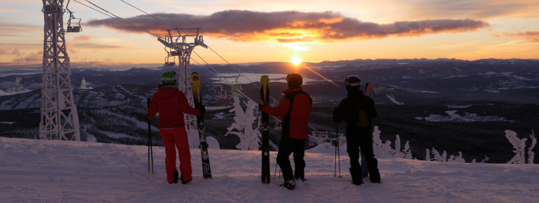 Mt. Baldy is one of the highest ski resorts in British Columbia.