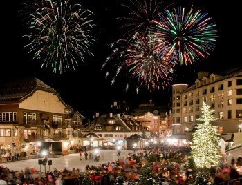 New Year's Eve in Beaver Creek Village.