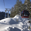 The Kombi-Almkopfbahn takes you from Bichlbach into the skiing area.