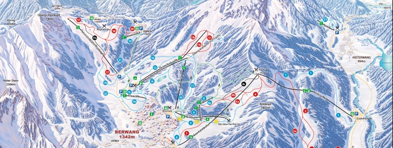 Trail Map Berwang - Bichlbach