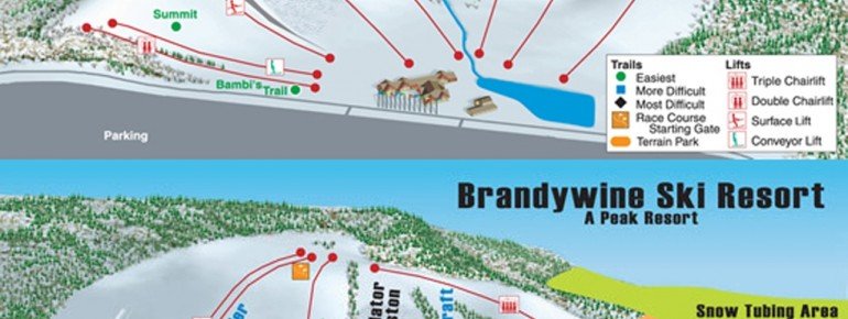 Trail Map Boston Mills & Brandywine Ski Resort