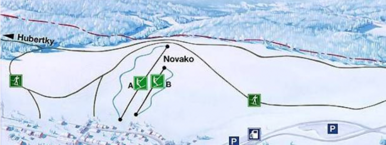 Trail Map Bozi Dar Novako