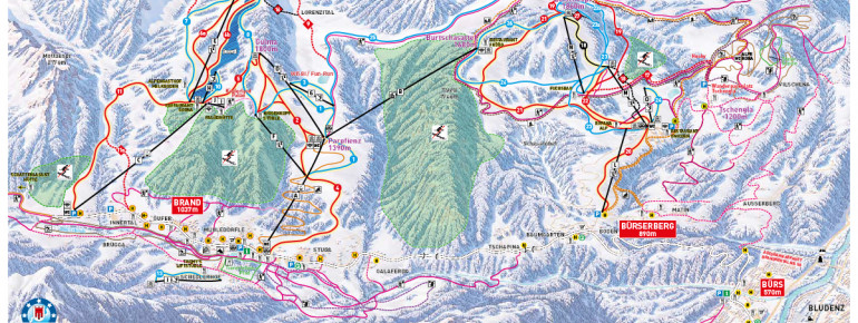 Trail Map Brandnertal