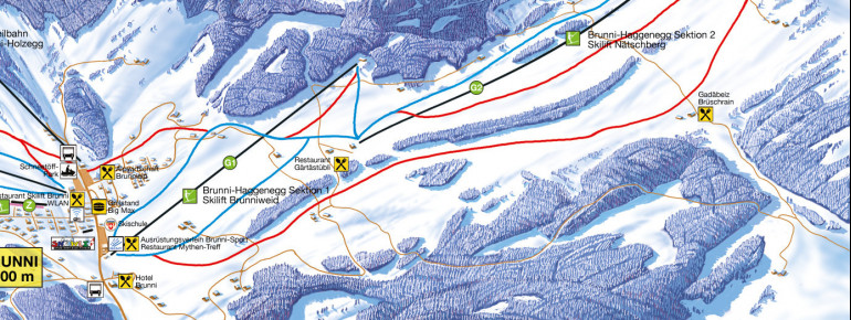 Trail Map Brunni-Haggenegg