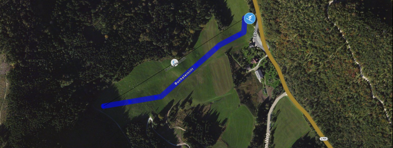Trail Map Buchstein lift St. Gallen
