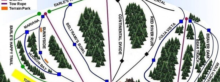 Trail Map Buena Vista Ski Area