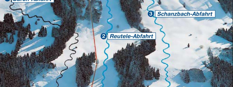 Trail map Buron Wertach
