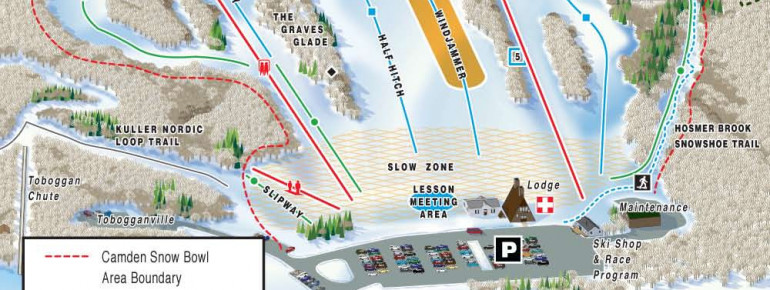 Trail Map Camden Snow Bowl