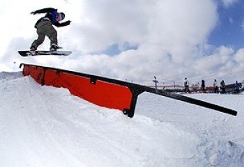 You won't get bored at the terrain parks.