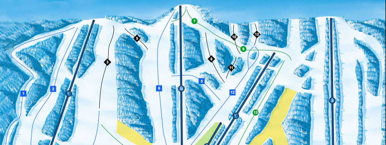 Trail Map Canyon Ski Area