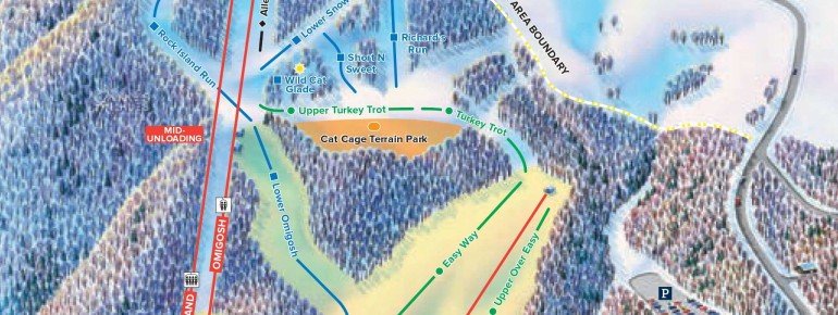 Trail Map Cataloochee Ski Area