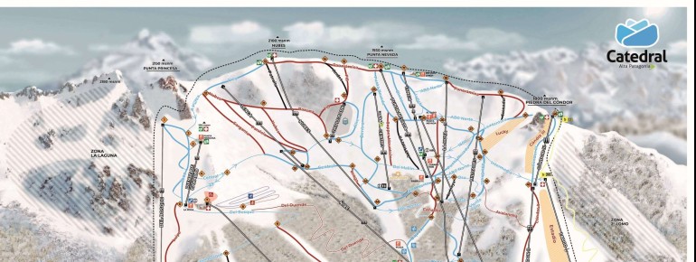 Trail Map Catedral Alta Patagonia