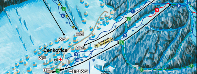 Trail Map Cenkovice