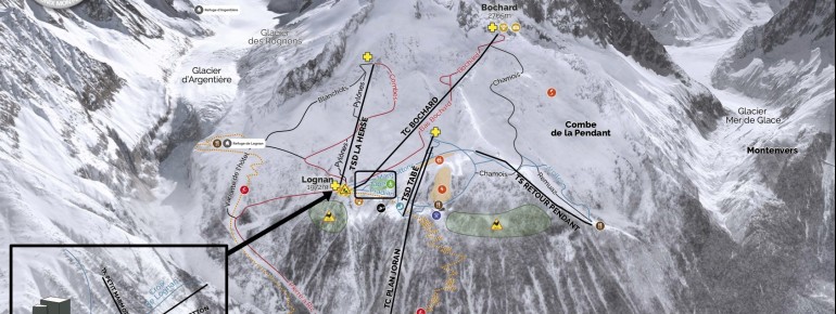 Trail Map Les Grands Montets (Vallée de Chamonix)