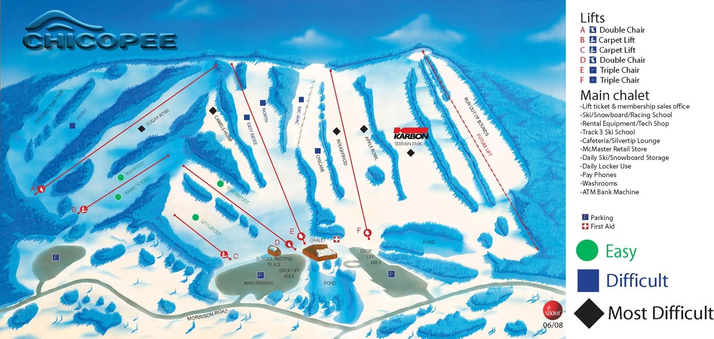 Ski Resort Chicopee Ski Club N4867 21434 0 Raw 