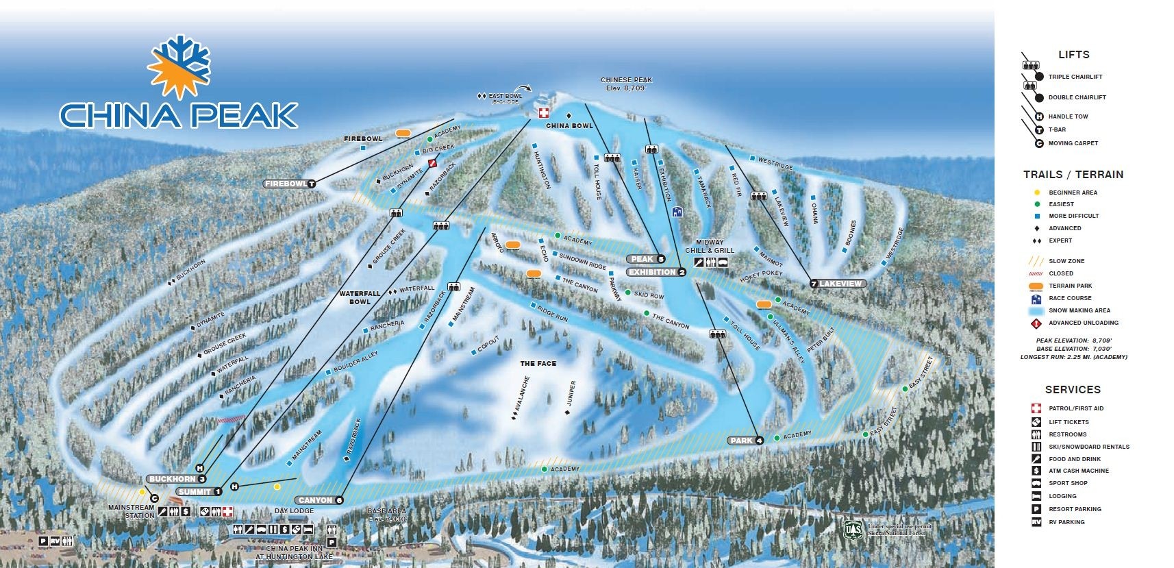 China peak deals ski resort