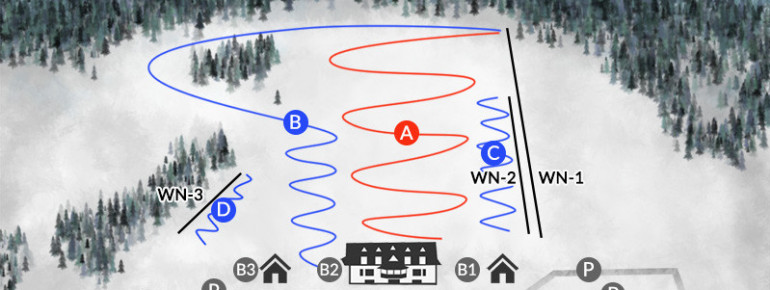 Trail Map Chyrowa Ski