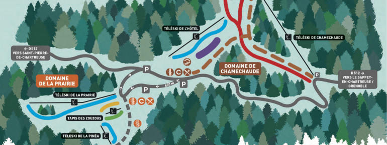 Trail Map Col de Porte