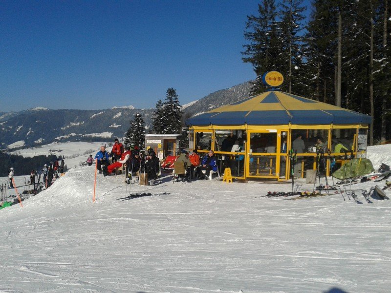 freeride-BAR makes for a great atmosphere on the slopes.