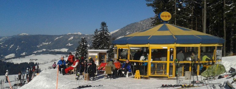 freeride-BAR makes for a great atmosphere on the slopes.