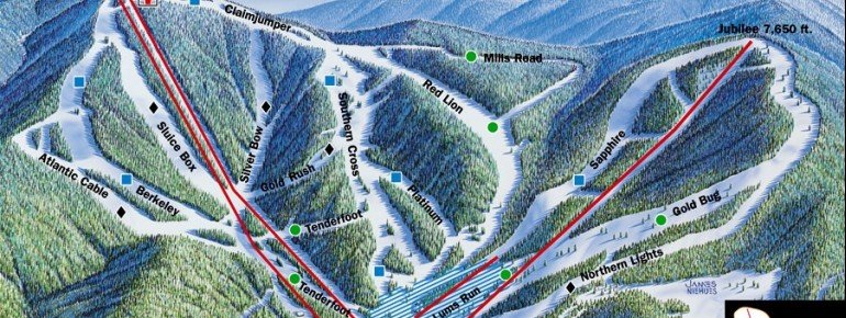 Trail Map Discovery Basin Ski Area