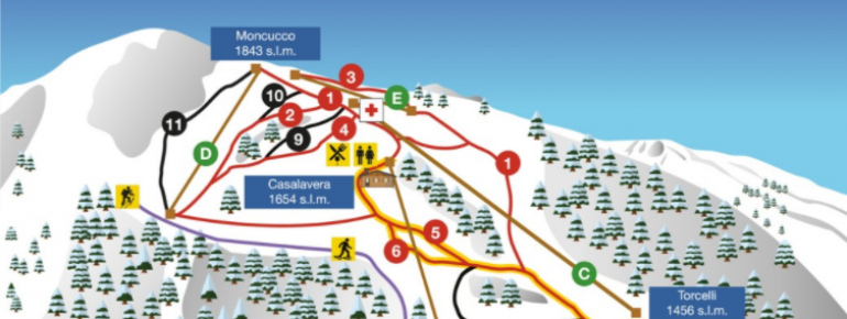 Trail Map Domobianca Moncucco