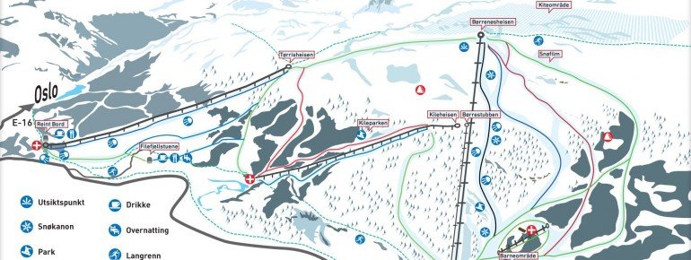 Trail Map Filefjell