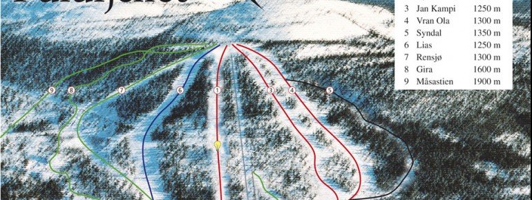 Trail Map Fulufjellet