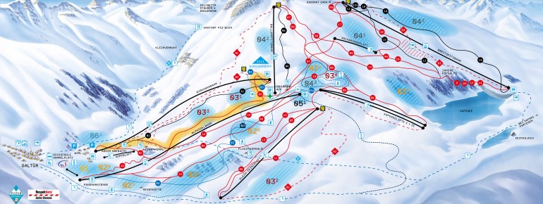 Trail Map Galtür – Silvapark