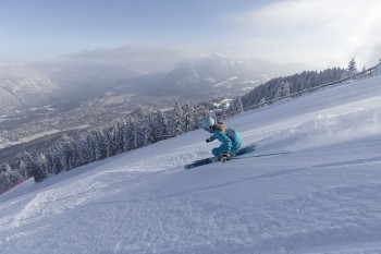 The Garmisch Classic ski area offers a total of 40 kilometers of slopes.