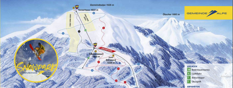 Trail Map Gemeindealpe - Mitterbach